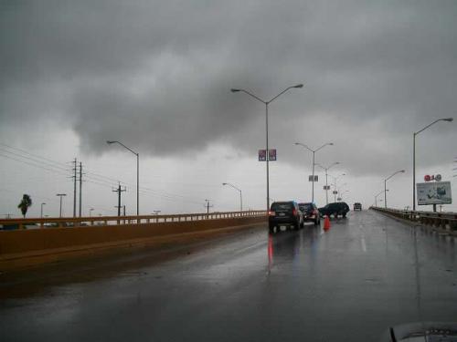 abundante lluvia en Río Bravo y Reynosa